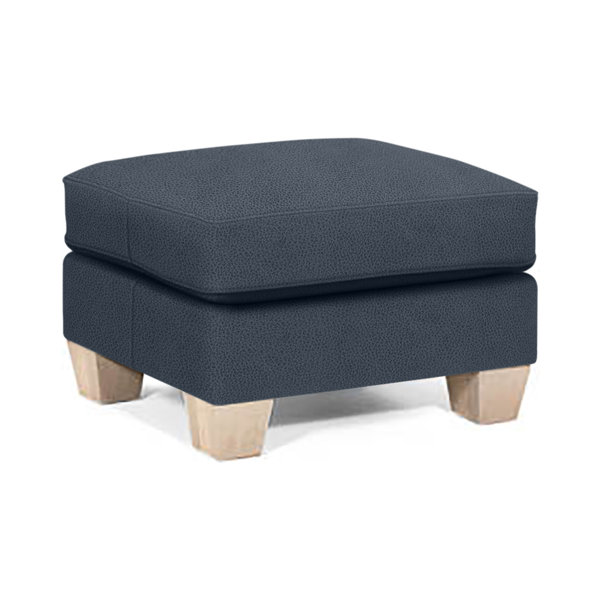 Leathercraft Gallagher Leather Ottoman Wayfair Canada